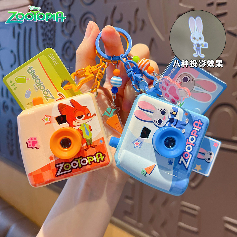 Kids Party Games - Porte-clés appareil photo Original Zootopia Polaroid,