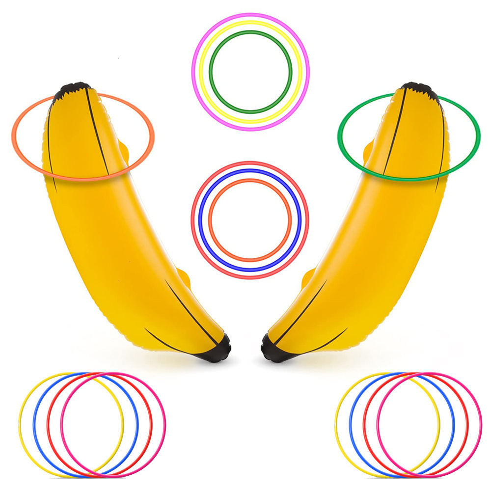 Party Games Bachelorette - Anneau de virole banane gonflable en