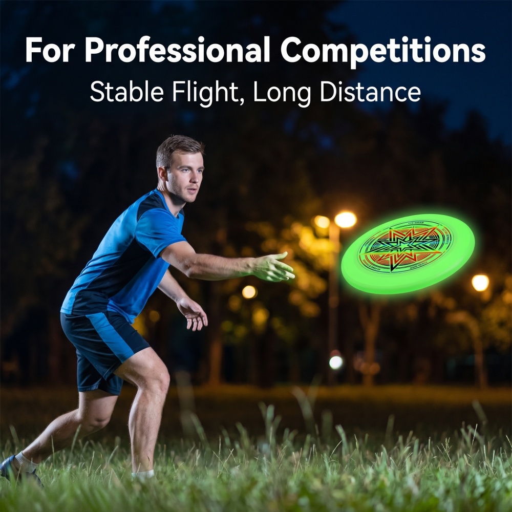 Frisbee Freestyle Disc - Frisbee qui brille dans le noir,