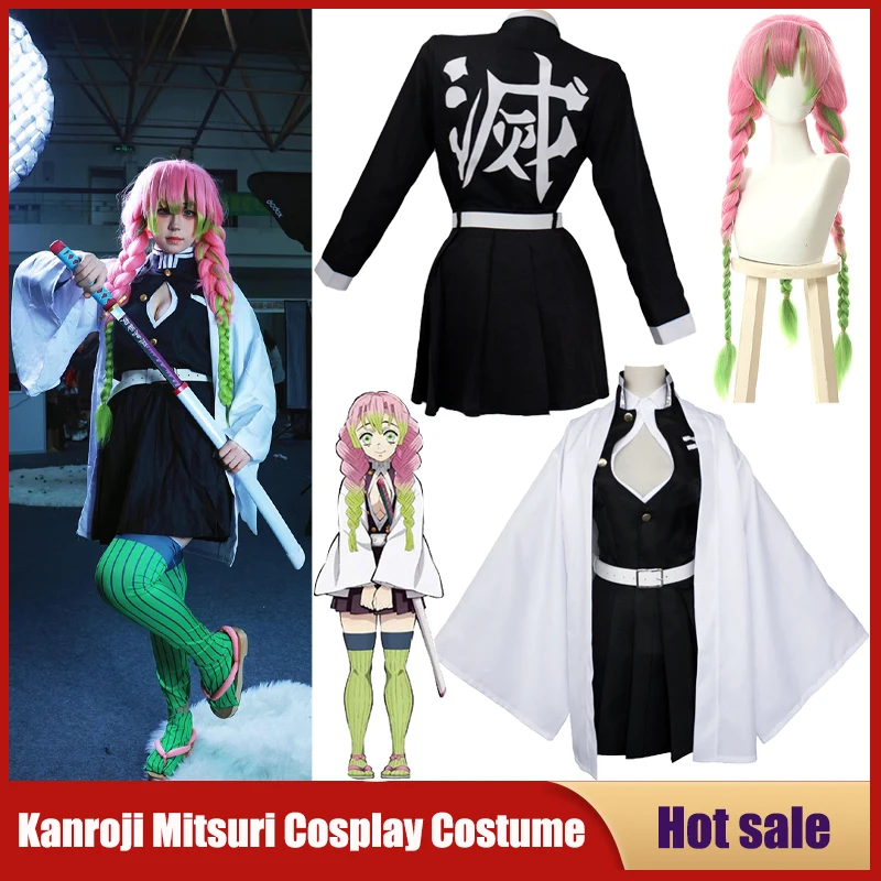 Kids Party Games - Costume de Cosplay Anime Kanroji Mitsuri
