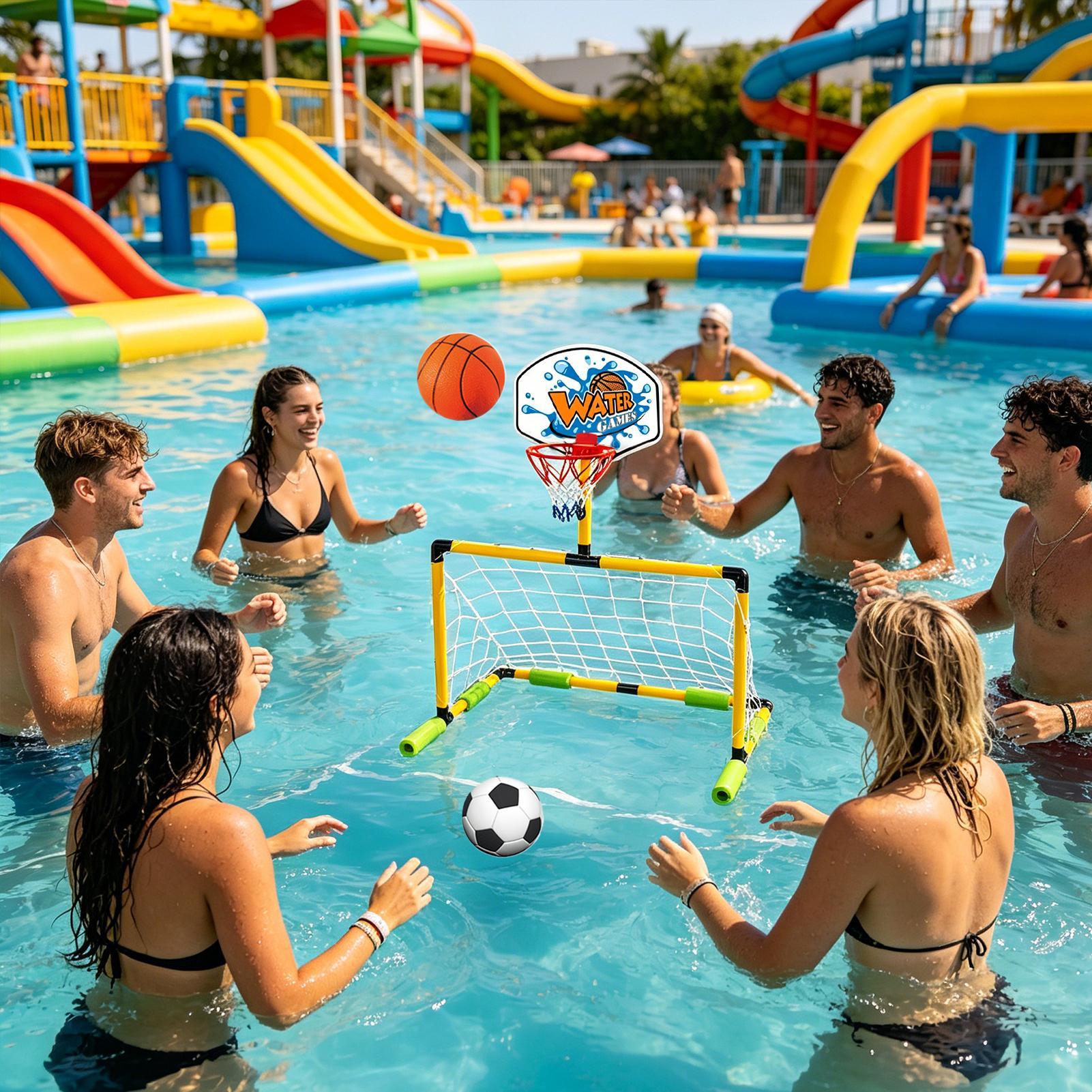 Party Games Quiz - Ensemble de jeu aquatique 2-en-1 :