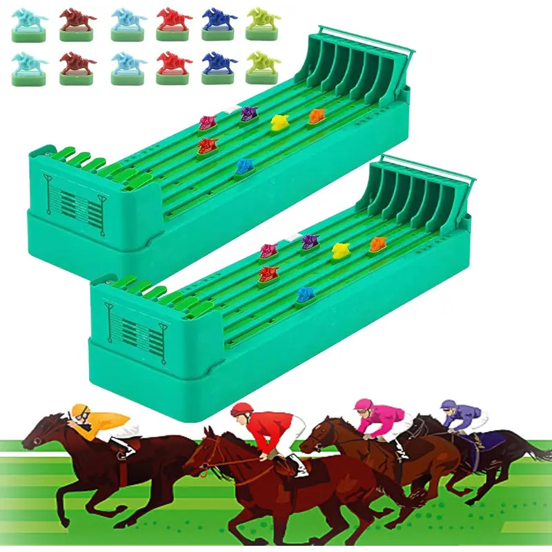 Party Games Easy Kids - Jeu de course de chevaux électrique,