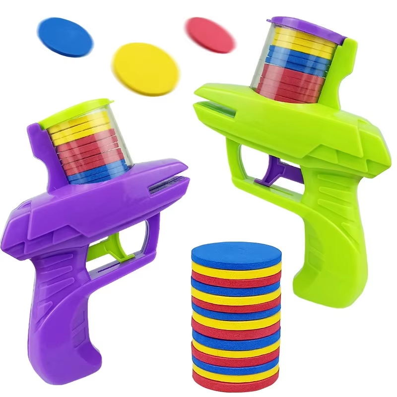 Frisbee Freestyle Disc - Jouets amusants pour chats, pistolet créatif