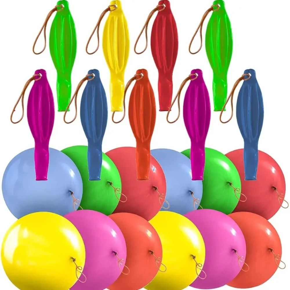 Party Games Quiz - Ballons perforés avec élastique de 18