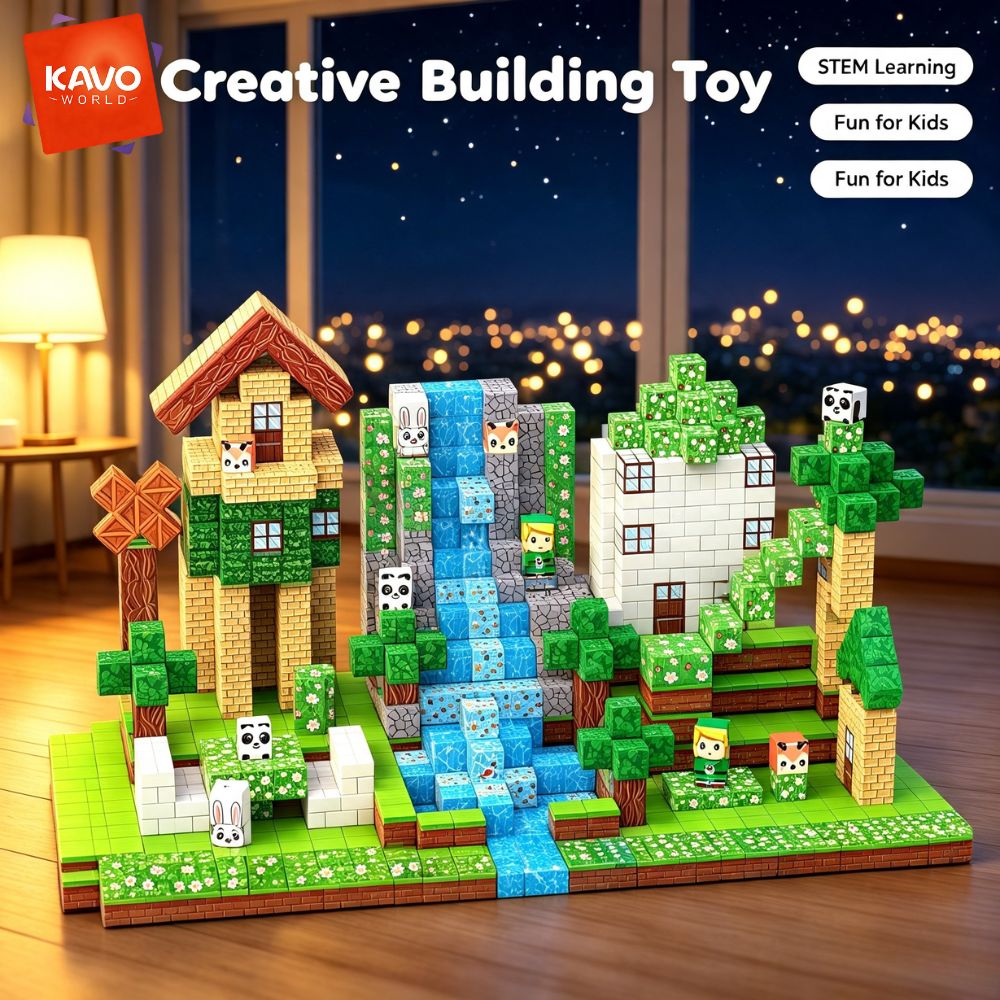 Party Games Easy Kids - KAVOWORLD 150 pièces Blocs de Construction