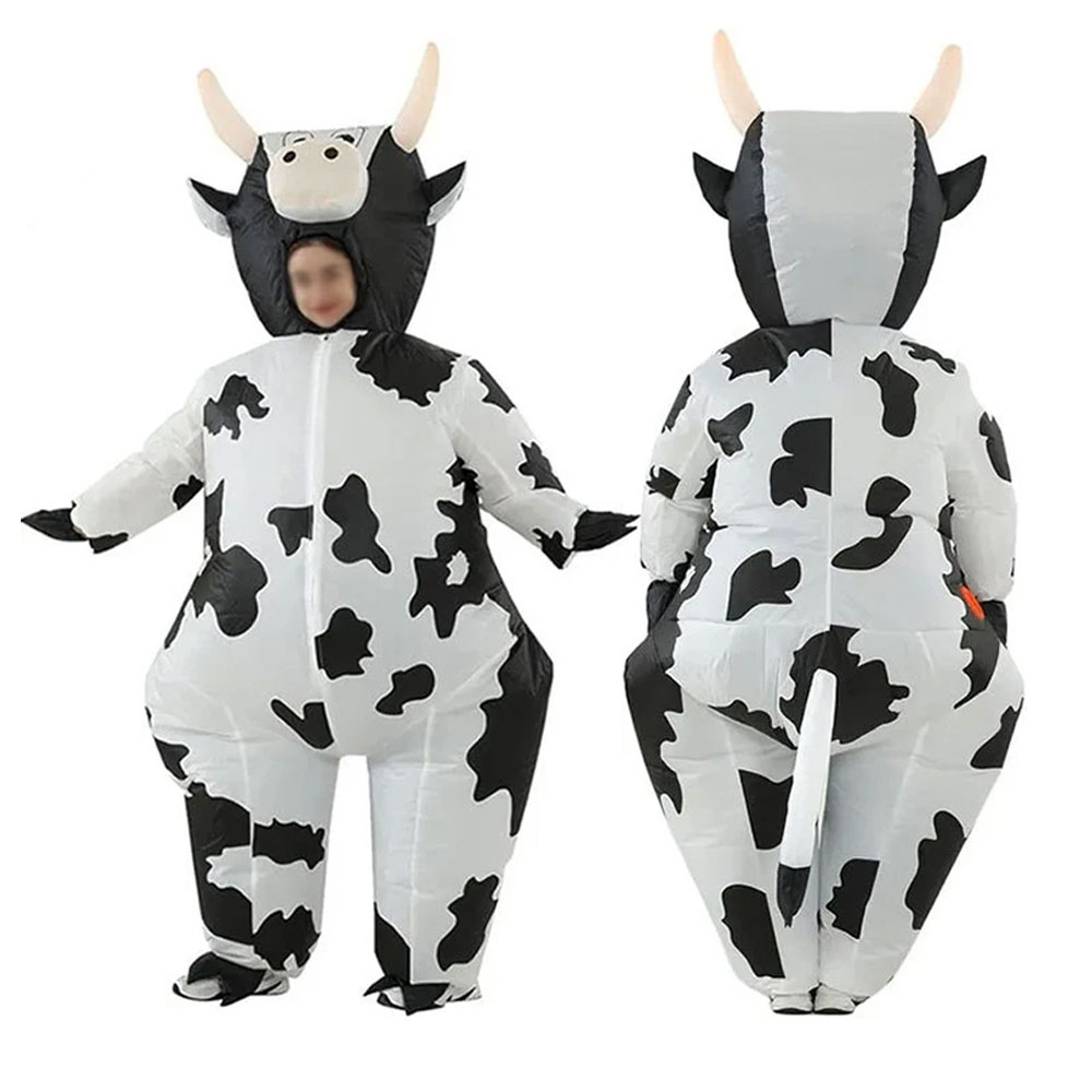 Party Games Animals - Costume gonflable de vache laitière pour