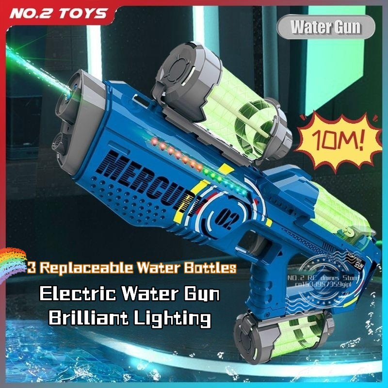Pistolet à eau électrique enti - Party Games Quiz avis et prix
