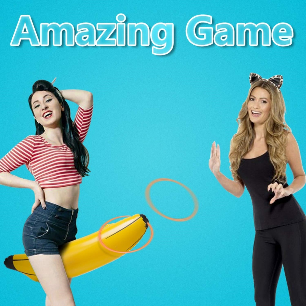 Anneau de virole banane gonfla - Party Games Bachelorette avis et prix