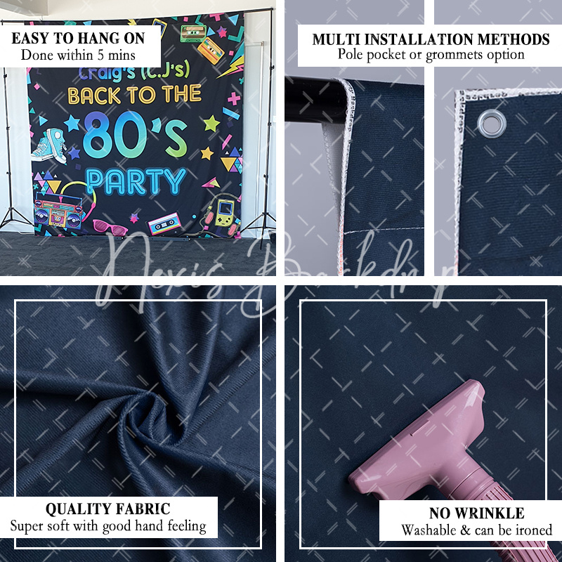 Toile de fond personnalisée po - Party Games Name avis et prix