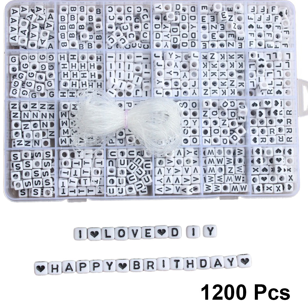 Ensemble de 1200 perles alphab - Party Games Name avis et prix