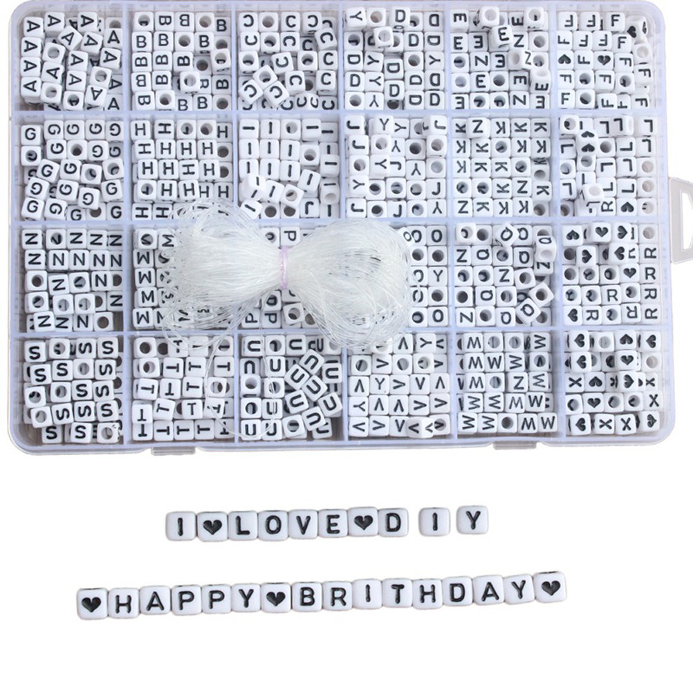 Ensemble de 1200 perles alphab - Party Games Name avis et prix