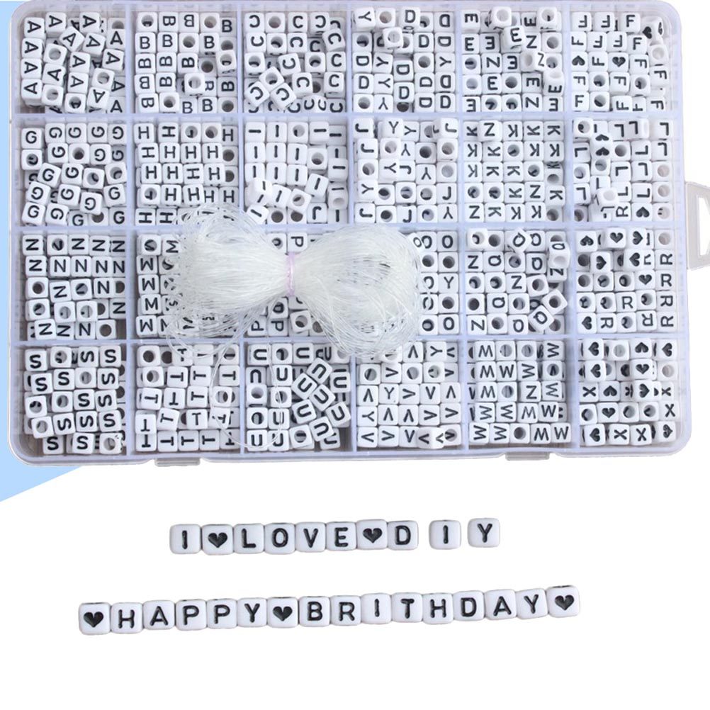 Ensemble de 1200 perles alphab - Party Games Name avis et prix